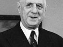 Una immagine d'epoca dell'ex presidente francese Charles De Gaulle