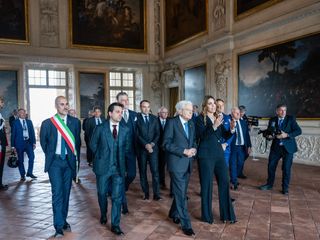 La visita del presidente Mattarella alla Reggia di Venaria La visita del presidente Mattarella alla Reggia di Venaria
