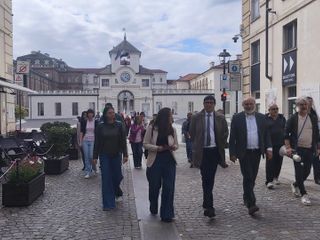 Fratoianni in visita a Moncalieri e Venaria Fratoianni in visita a Moncalieri e Venaria