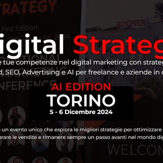 Wolf Agency presenta &quot;Digital Strategy&quot;: l’evento sul Digital Marketing arriva a Torino il 5-6 dicembre 2024
