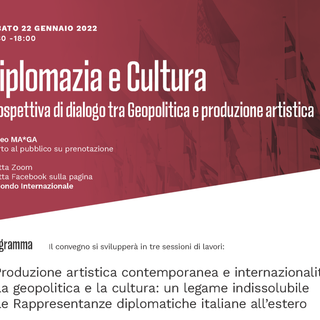 Mondo Internazionale propone il convegno di 'Diplomazia e Cultura. Prospettiva di dialogo tra Geopolitica e produzione artistica'