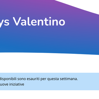 Open Days Valentino &quot;sold out&quot;: i posti vanno a ruba alle prime luci dell'alba