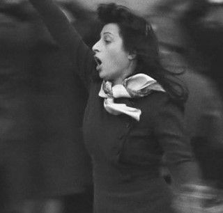 Anna Magnani in una scena di &quot;Roma Città Aperta&quot;