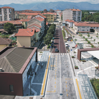 planimetria dall'alto di cantiere