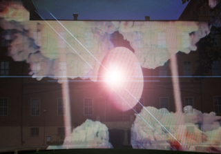 Castello di Vinovo, 2024, prova di  videomapping