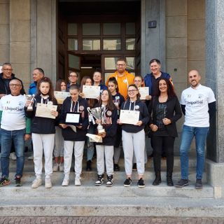 Venaria celebra i suoi atleti: il campione di Judo e le ragazze del volley
