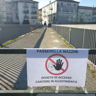 La passerella Mazzini di Venaria