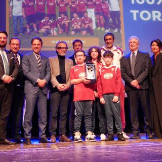 La squadra 100% UGI premiata dalla FIGC e dalla Lega Nazionale Dilettanti