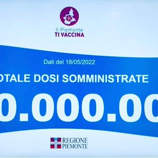 Covid, in Piemonte somministrate 10 milioni di dosi di vaccino