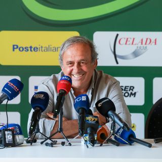 Michel Platini alla 21esima edizione della Fondazione Vialli e Mauro Golf Cup