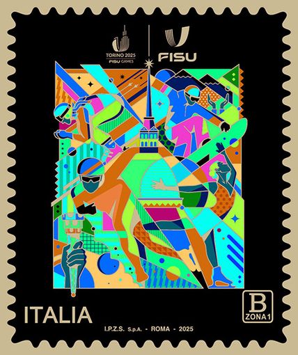 francobollo colorato francobollo colorato