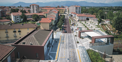 planimetria dall'alto di cantiere