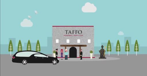 immagine presa da video di Taffo onoranze funebri