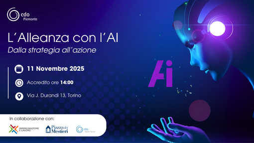 L'ALLEANZA CON L'AI  Cdo Piemonte Lancia l’adozione pratica nelle MPMI