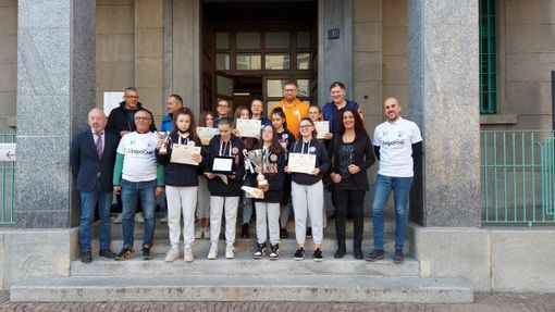 Venaria celebra i suoi atleti: il campione di Judo e le ragazze del volley
