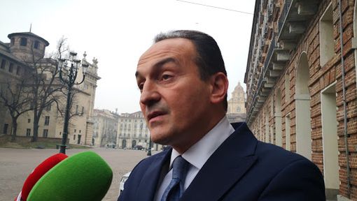 Il presidente della Regione Piemonte Alberto Cirio