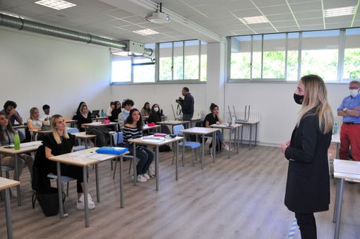 L'assessore Chiorino in un Its