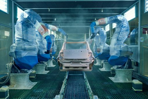 Catena di montaggio a Mirafiori Catena di montaggio a Mirafiori