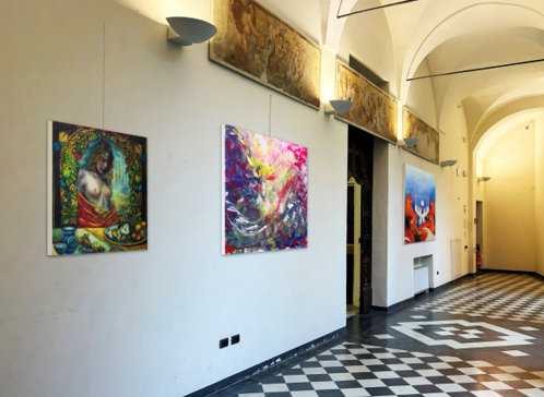 Dodici stelle dell'arte al femminile brillano nel Castello di Vinovo Dodici stelle dell'arte al femminile brillano nel Castello di Vinovo