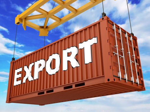 Cargo con la scritta export