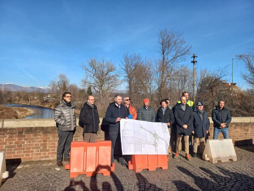 Nuovo ponte sul Ceronda a Venaria Reale: via al cantiere