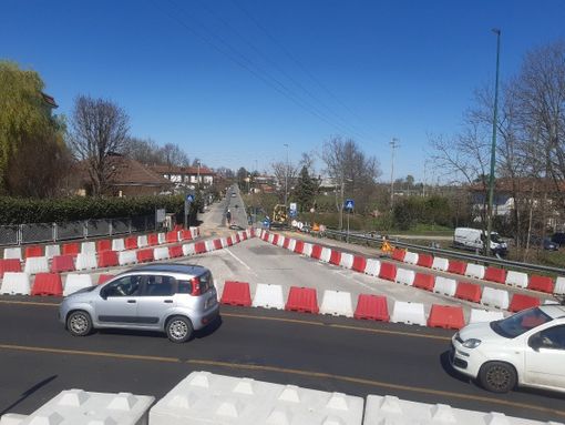 A Venaria un senso unico alternato nel cantiere della nuova rotatoria