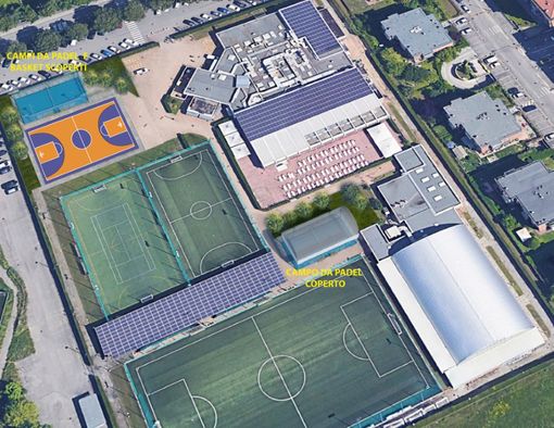 progetto campi basket e padel