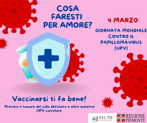 Giornata mondiale HPV: l’AslTo3 in piazza a Rivoli per un'iniziativa dedicata alla prevenzione Giornata mondiale HPV: l’AslTo3 in piazza a Rivoli per un'iniziativa dedicata alla prevenzione