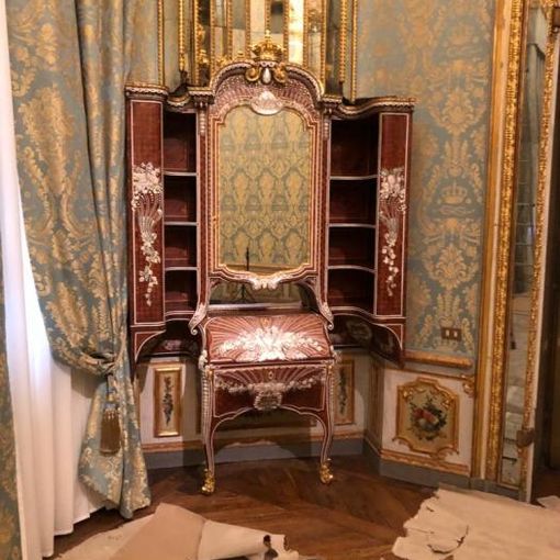 Palazzo Chiablese, torna a splendere la Sala dell'Alcova con la scrivania del Piffetti [FOTO E VIDEO]