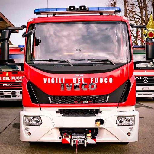 Nuova autopompa per i Vigili del Fuoco di Rivoli