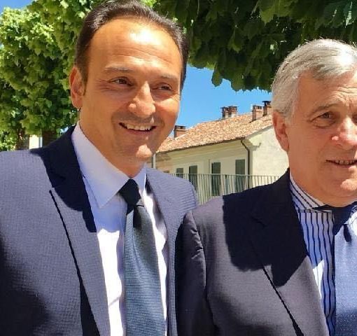 Alberto Cirio con Antonio Tajani