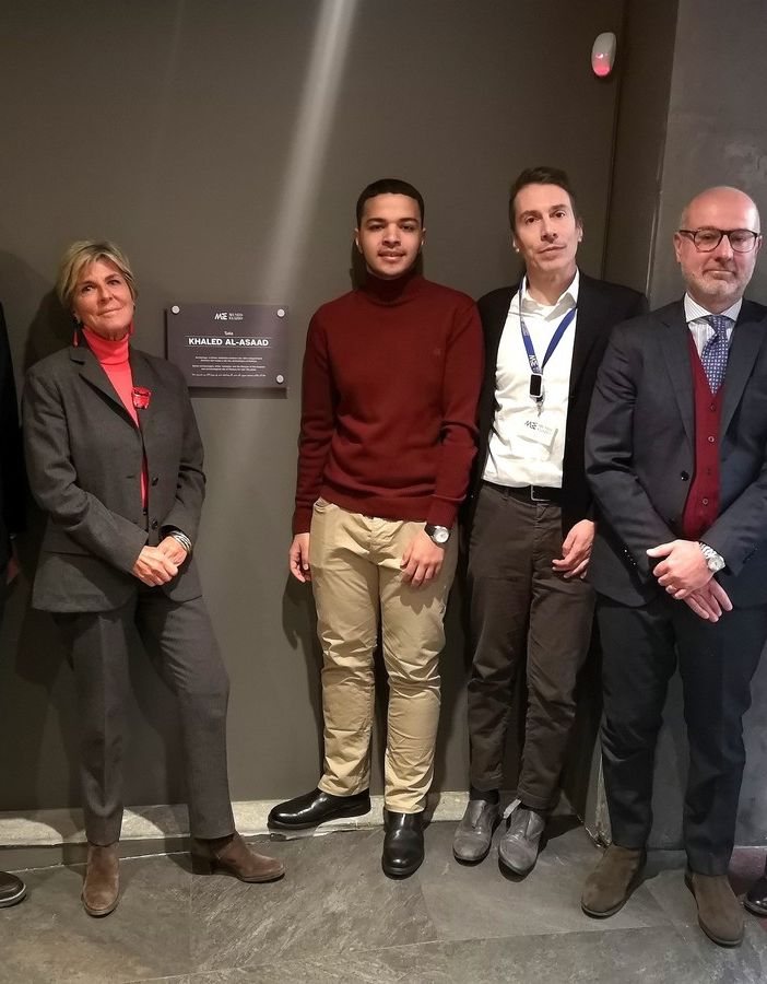 Il nipote del prof. Khaled Al Asaad all'Egizio per visitare la sala dedicata al nonno vittima dell'Isis