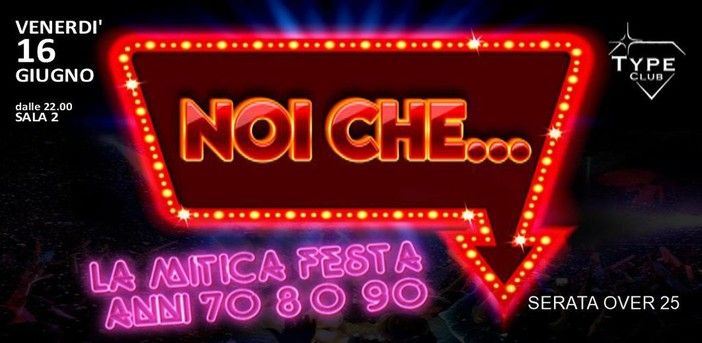 NOI CHE … Rivivi le emozioni degli anni '70, '80 e ‘90