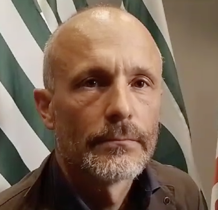 Luca Caretti in primo piano