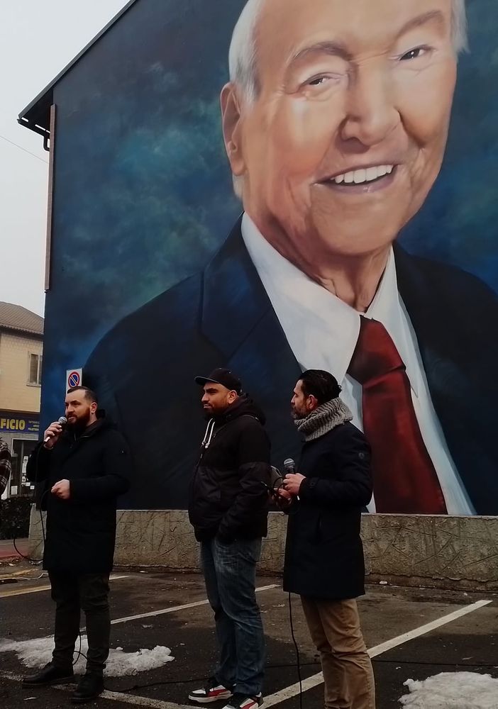 murales dedicato a Piero Angela