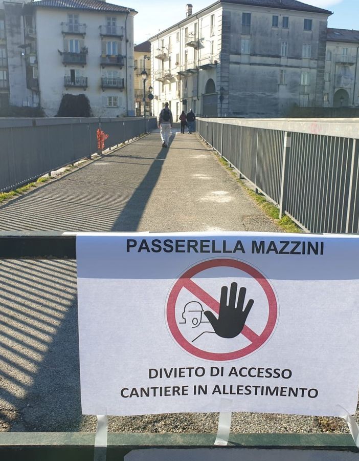 La passerella Mazzini di Venaria