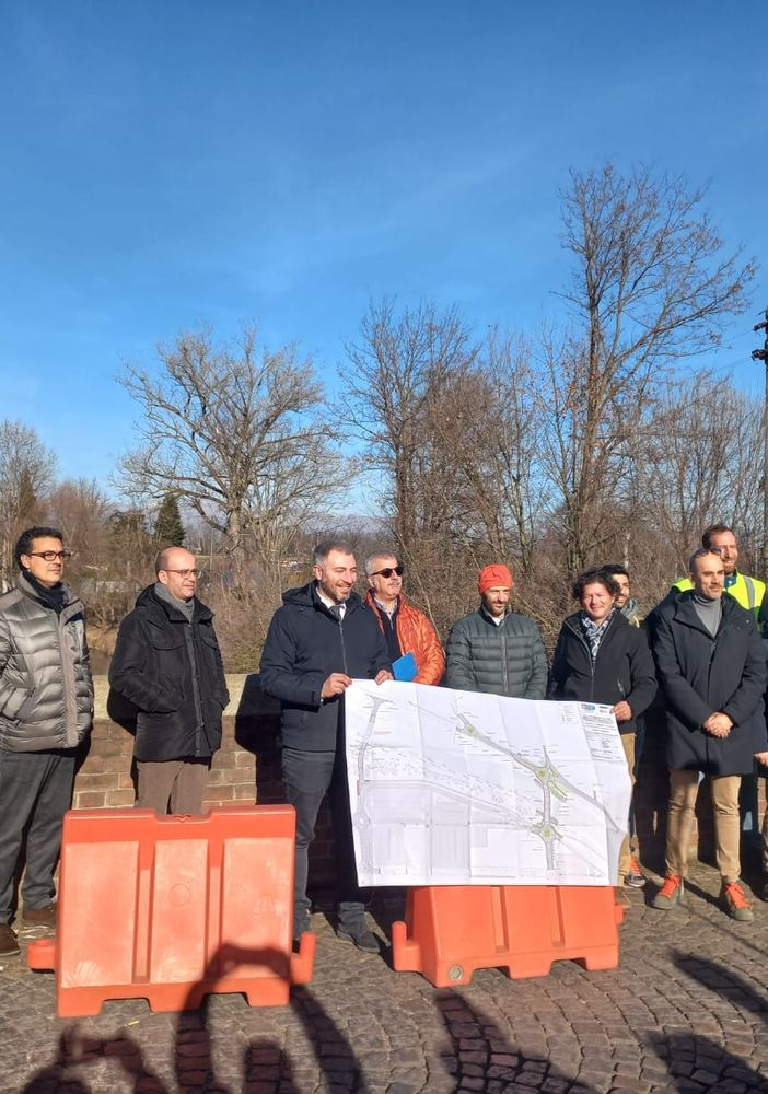 Nuovo ponte sul Ceronda a Venaria Reale: via al cantiere