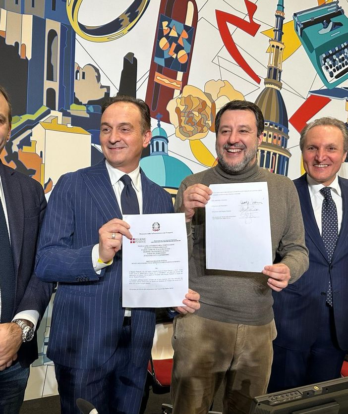 Salvini con Cirio e Lo Russo