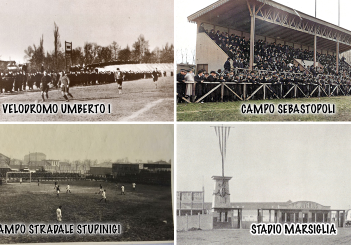 Gli stadi dimenticati di Torino: Velodromo Umberto i, Campo Sebastopoli, Campo Strada Stupinigi e Stadio Marsiglia