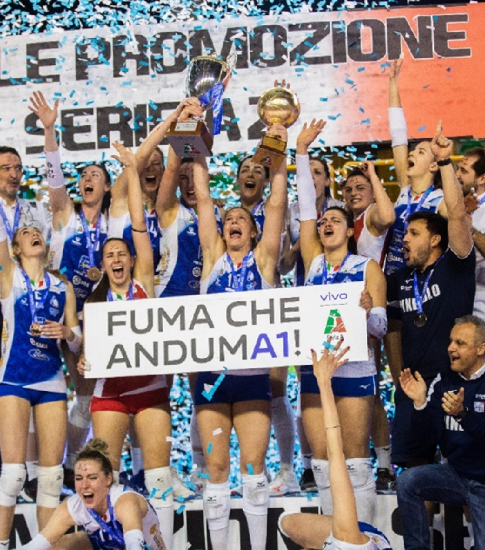 Incontra le campionesse dell’Unionvolley Pinerolo neopromosse nella massima Serie A1