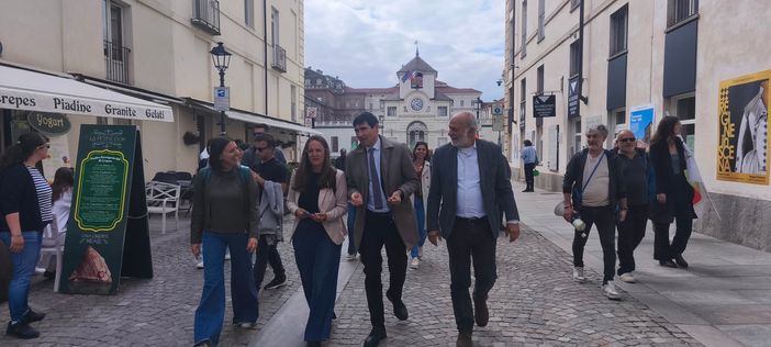 Fratoianni in visita a Moncalieri e Venaria Fratoianni in visita a Moncalieri e Venaria