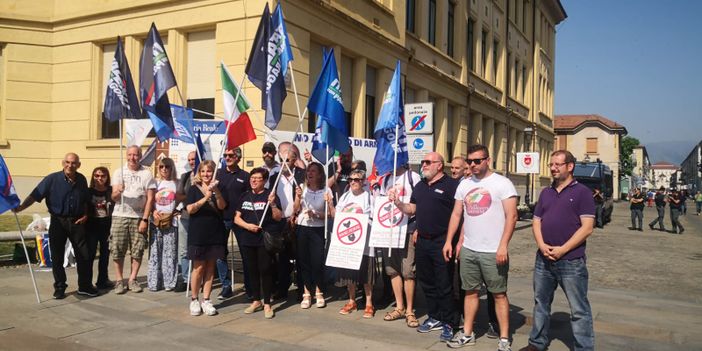 Protesta Italexit Venaria Protesta Italexit Venaria