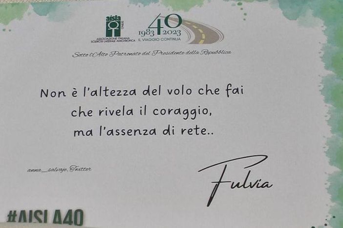 Malattie rare, Aisla, tante istituzioni per i 40 anni dell’Associazione vicina alle persone con Sla Malattie rare, Aisla, tante istituzioni per i 40 anni dell’Associazione vicina alle persone con Sla