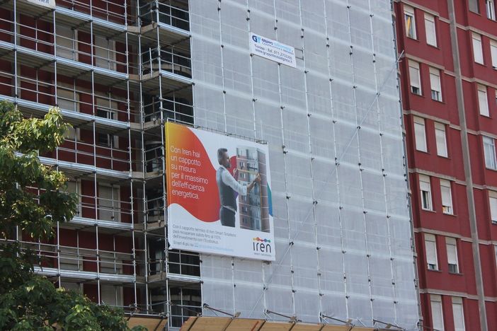 Ponteggio - foto d'archivio Ponteggio - foto d'archivio