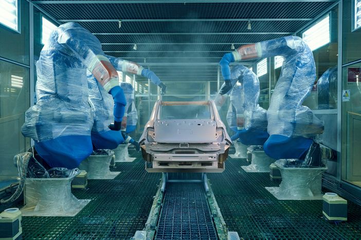 Catena di montaggio a Mirafiori Catena di montaggio a Mirafiori