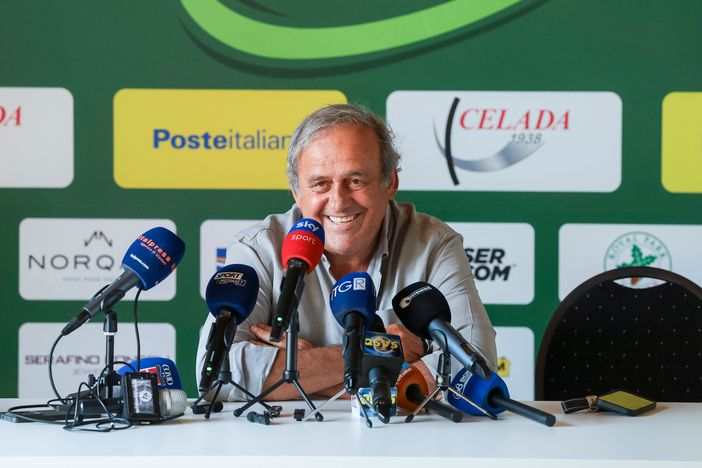Michel Platini alla 21esima edizione della Fondazione Vialli e Mauro Golf Cup