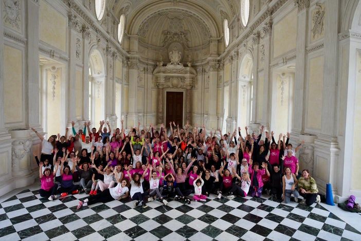 Oltre 200 persone alla Reggia di Venaria per aiutare la ricerca sul cancro