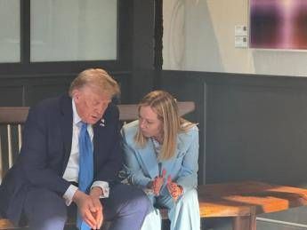 Meloni-Trump, colloquio al G7: focus su Iran, Gaza e dazi Meloni-Trump, colloquio al G7: focus su Iran, Gaza e dazi
