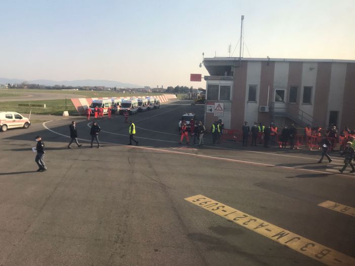 atterraggio a Caselle atterraggio a Caselle