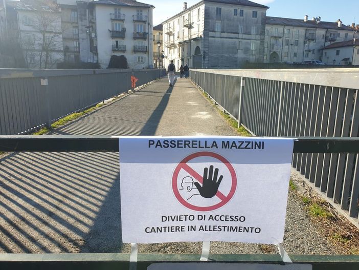 La passerella Mazzini di Venaria La passerella Mazzini di Venaria